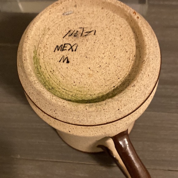 MEXICAN POTTERY DECORATIVE CUP , very pretty - Picture 7 of 7